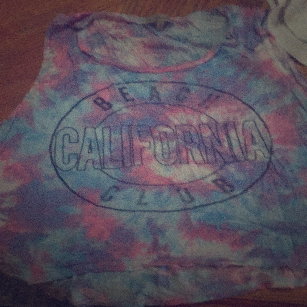Charlotte Russe tank top-tie dye